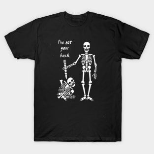 I've Got Your Back Friendship Skeleton T-Shirt